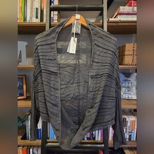 NWT - Goldhawk 100% Silk Beaded Shrug, Size Small